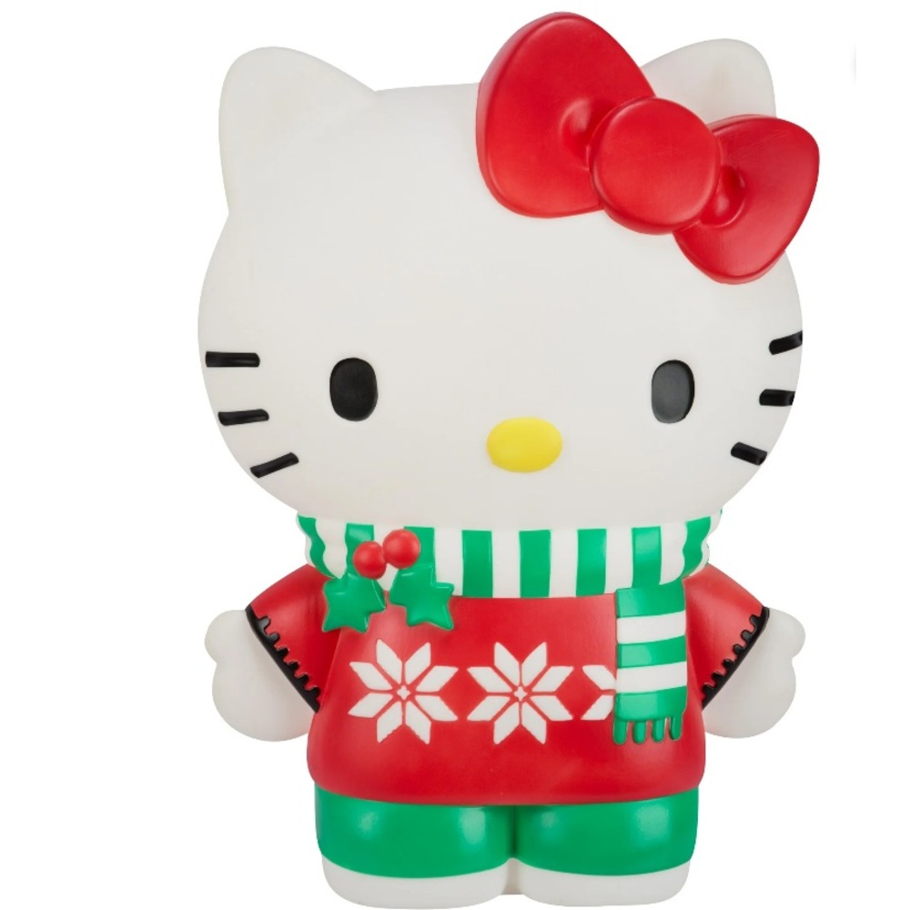 26in Hello Kitty Christmas Sweater Blow Mold
